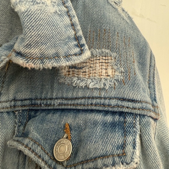 PacSun Light Blue Denim Jacket - Picture 4 of 11